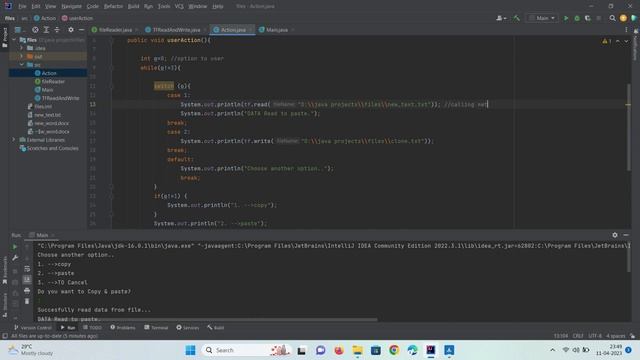 JAVA code To READ and Write data to txt File смотреть онлайн