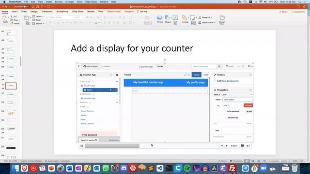 Building a Simple Counter App on Anvil | Python Tutorial смотреть онлайн