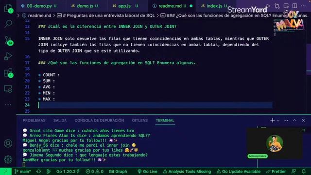 LIve: SQL + Java смотреть онлайн
