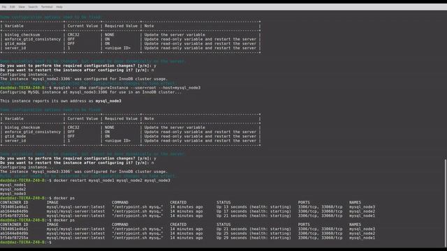 Deployer 1 cluster MySQL avec 2 commandes. смотреть онлайн