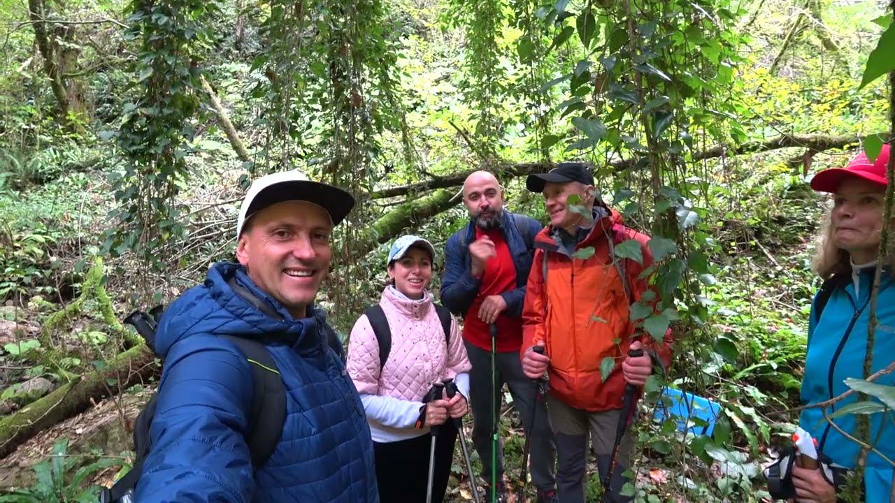 Сочи 2021. Поход на Ажекские Водопады! Ореховский Водопад. 18 км тропы в природной сказке! смотреть онлайн