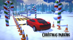 Рождественская парковка. Машинки | Christmas Parking