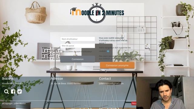 Formation "mon beau Moodle" : Etape 25 (Mettre en forme la page de connexion) смотреть онлайн