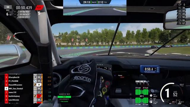 Global League Racing - Assetto Corsa Competizione - GT4 Chevy Camaro - Hungaroring смотреть онлайн