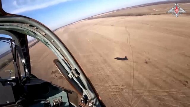 Боевая работа экипажей Су-25 по объектам противника