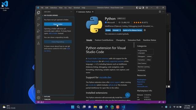 Start Python Development: Install Python, IDE & Code A Simple "Hello World" Program in 5 Minutes! смотреть онлайн