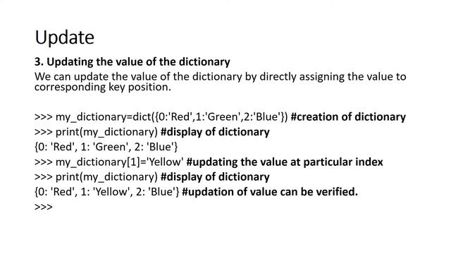 Python - Dictionaries - Operations- Methods смотреть онлайн