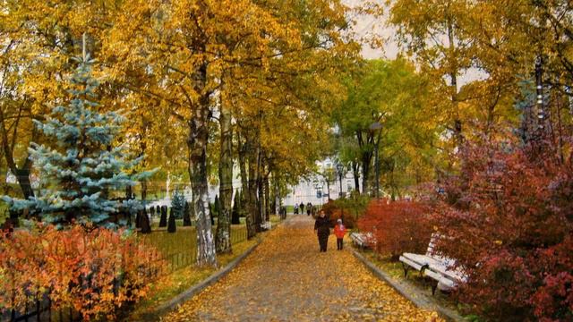 Осенний город. Калининград осенью. смотреть онлайн