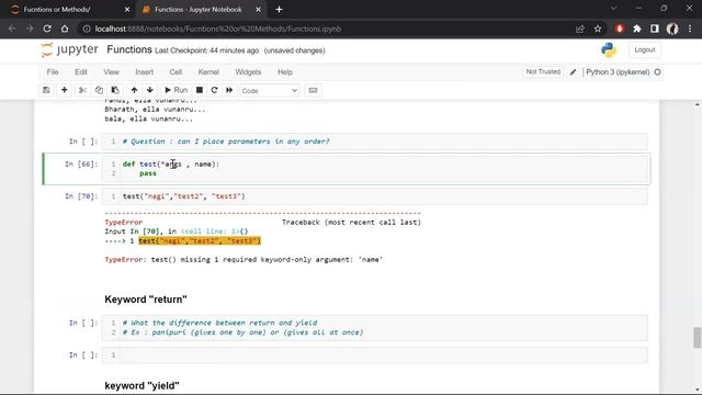 Mastering Python Functions: A Comprehensive Guide for Beginners in Telugu смотреть онлайн
