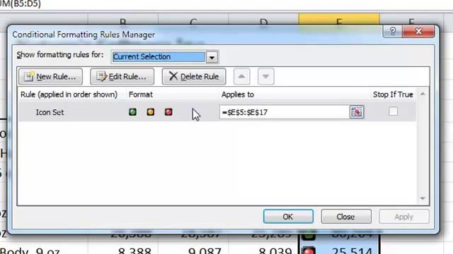 Getting The Green Light Conditional Format In Excel Worksheets.mp4