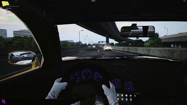 Assetto Corsa shutoko Mazda RX 7 Veilside 549hp смотреть онлайн