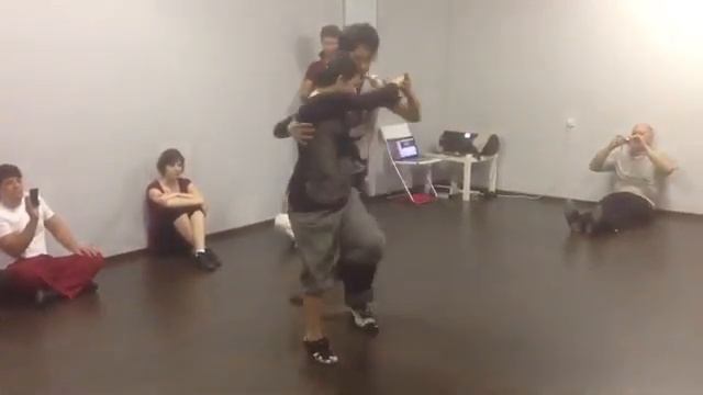 Dana Frigoli & Andrian Ferreyra in Sergio Danza Studio смотреть онлайн