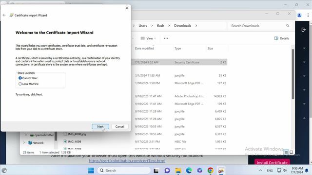 Kolotibablo Certificate Installation смотреть онлайн