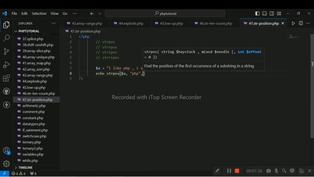 string position in PHP and how to search in PHP #php47 смотреть онлайн