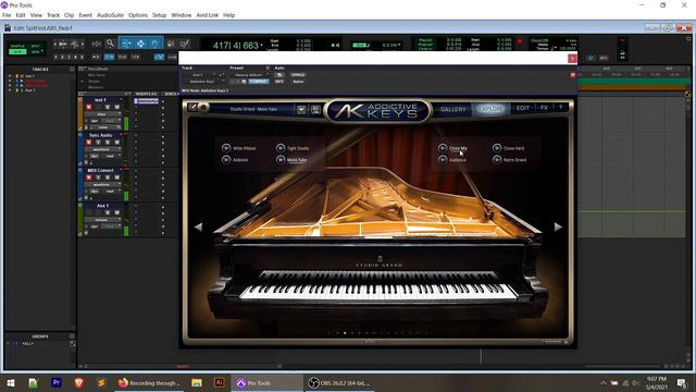 XLN Audio - Addictive Keys Grand Piano DEMO And REVIEW With M-Audio Hammer 88 Pro!