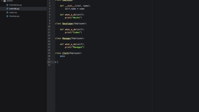 Python OOP Tutorial - Overriding смотреть онлайн
