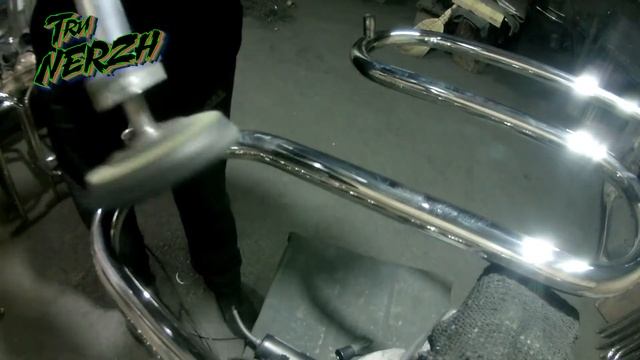 #ПОЛОТЕНЦЕСУШИТЕЛЬ#ЗМЕЕВИК. Полировка нержавейки своими руками. смотреть онлайн