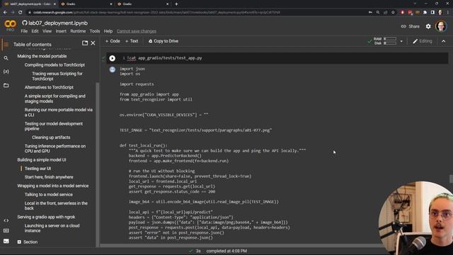 Lab 07: Web Deployment (FSDL 2022) смотреть онлайн