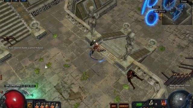 Path of Exile - Firetrap Build - Clearing Shore Map смотреть онлайн