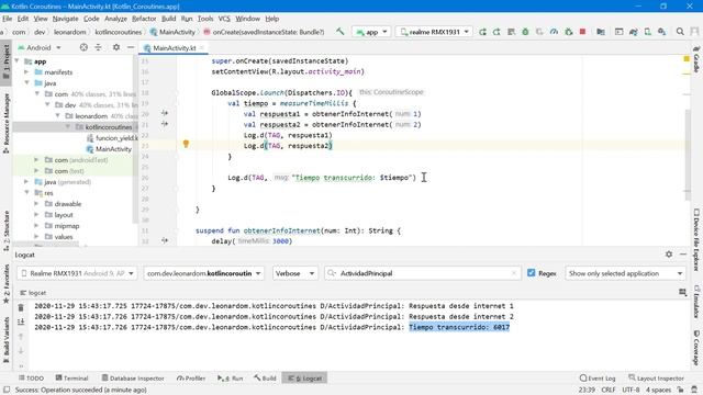 Run two Kotlin Coroutines in Parallel | Kotlin Coroutines смотреть онлайн