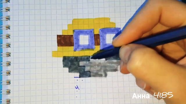 Как Рисовать Карла из Brawl stars по Клеточкам/ Brawl Stars pixel art смотреть онлайн
