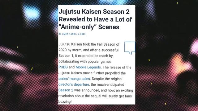 Магическая Битва 2 Сезон // Новые Сцены и Дата Выхода ! смотреть онлайн