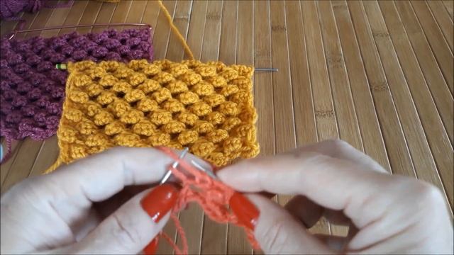 ЗУБЧАТАЯ КАЙМА. ДВУСТОРОННИЙ АЖУРНЫЙ УЗОР СПИЦАМИ. ВЯЗАНИЕ БУКЛЕ смотреть онлайн