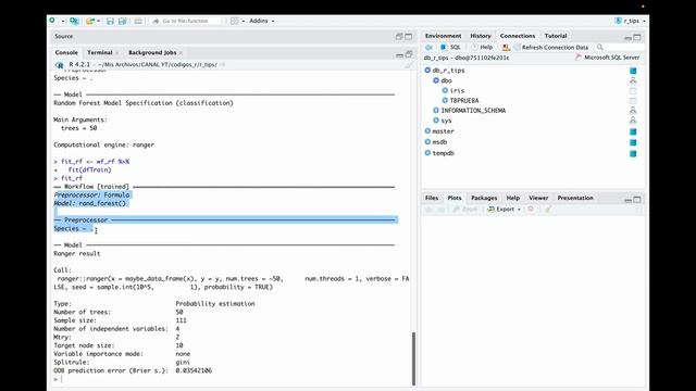 Creación de Modelo de Machine Learning con R y SQL смотреть онлайн