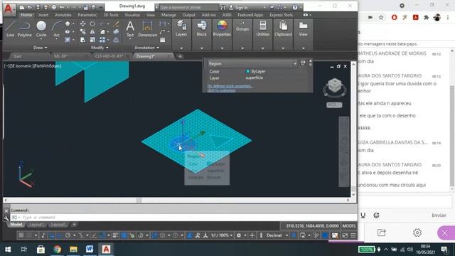 AUTOCAD – AULA 21 – REGION | ROTATE3D | SUBTRACT | UNION | INTERSECT | BOUNDARY смотреть онлайн