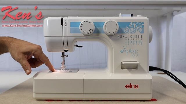Elna eXplore 160 Sewing Machine Overview by Ken's Sewing Center in Muscle Shoals, AL смотреть онлайн