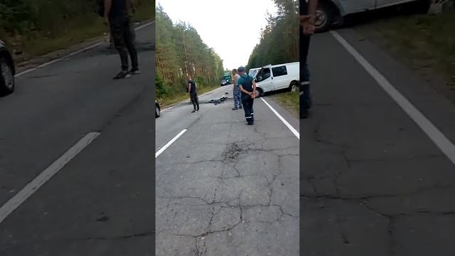 ДТП в Кингисеппском районе у деревни Куровицы