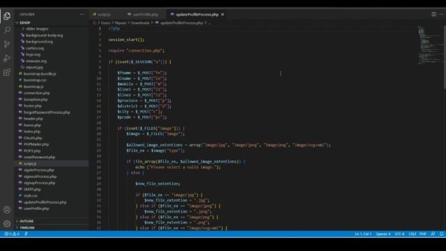 Task 11 | Programming the profile updating process | eshop | PCJT смотреть онлайн