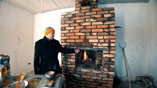 Готовим в Русской Печи!! Первое Приготовление! Блины! смотреть онлайн