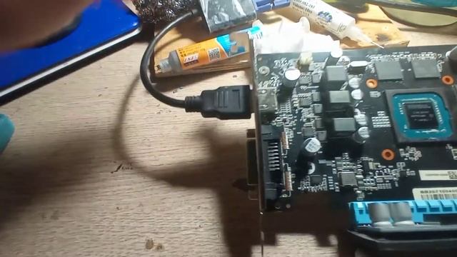 Ремонт видеокарты Palit GTX 1650 смотреть онлайн