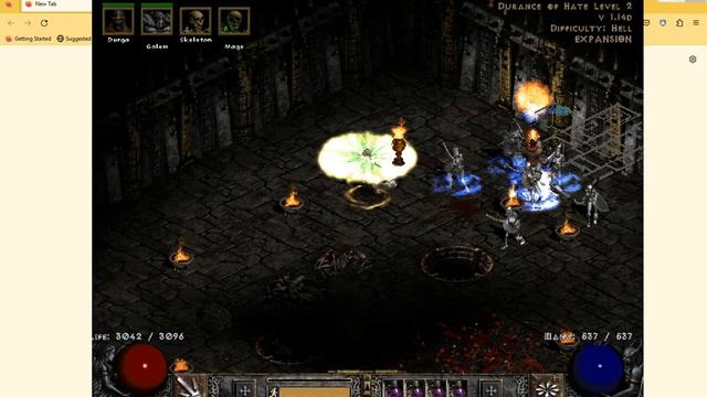 Diablo 2 LoD - Poison Summon Necromancer vs Uber bosses смотреть онлайн