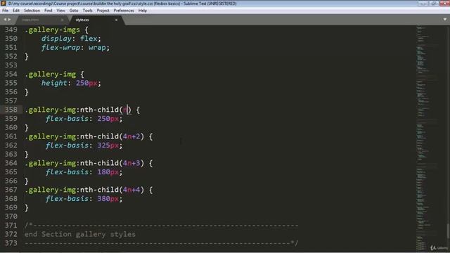 building our gallery with the horizontal masonry layout using flexbox смотреть онлайн
