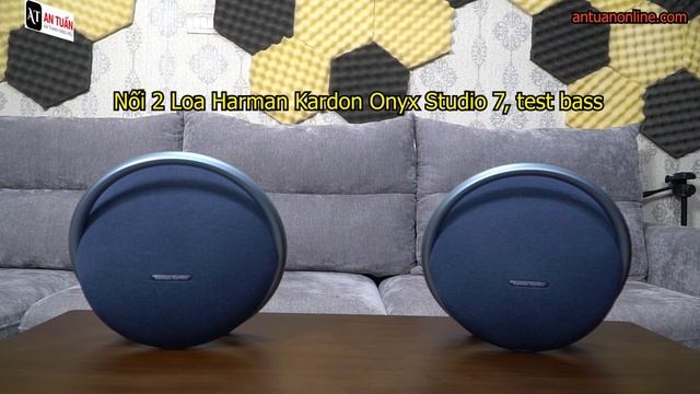 2 loa Loa Harman Kardon Onyx Studio 7 test bass rung phòng - An Tuấn смотреть онлайн