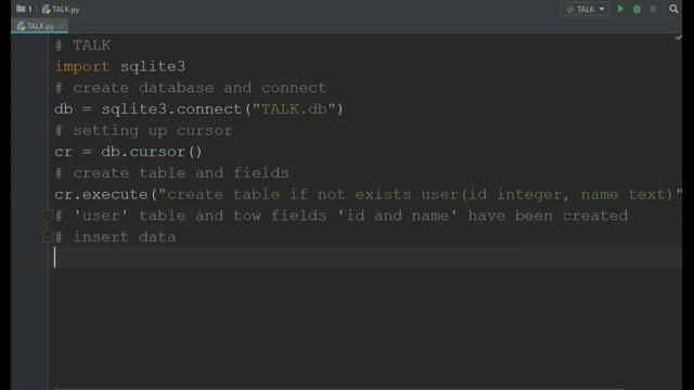 Database SQlite Python |Create and connect database , tables , fields and insert data into Database смотреть онлайн
