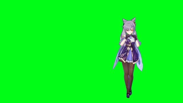 Keqing Green Screen | Genshin Impact смотреть онлайн