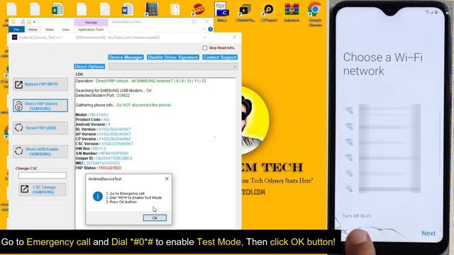 Samsung FRP Bypass New Tool 2024 | Samsung Android 11_12_13 | Enable Adb Failed Fix | New Security✅ смотреть онлайн