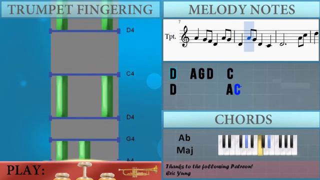 How to play Affection Touching Across Time (Inuyasha) by Wada Kaoru on Trumpet (Tutorial) смотреть онлайн