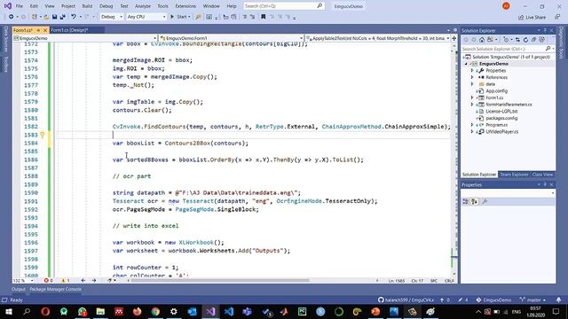 EmguCV # 60: Text detection and recognition to convert tables in images to excel Part- II смотреть онлайн