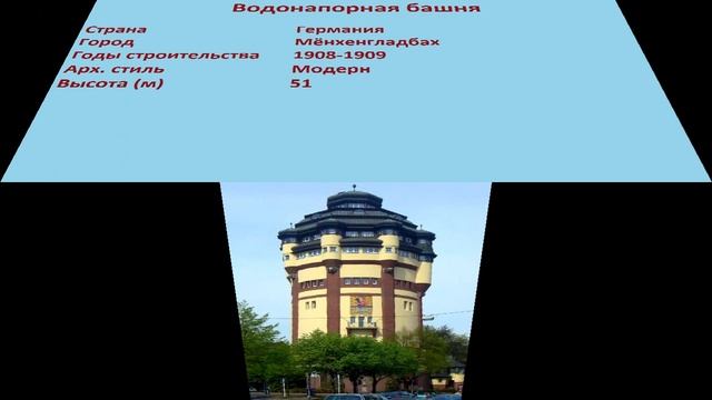 Водонапорная башня (Мёнхенгладбах) смотреть онлайн