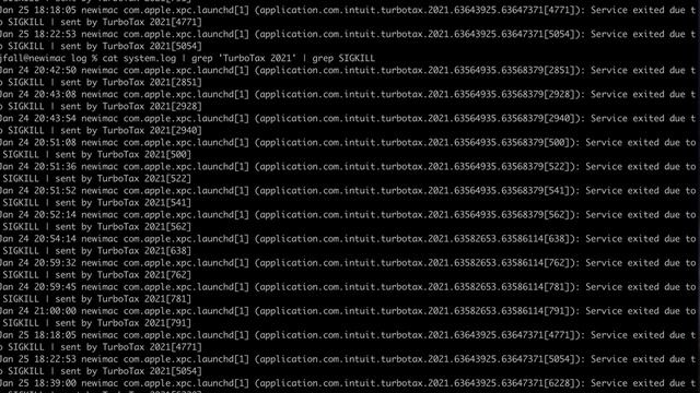 Intuit Turbotax 2021 crashing on MacOS 1/25/2022 at 6:14:42 PM смотреть онлайн