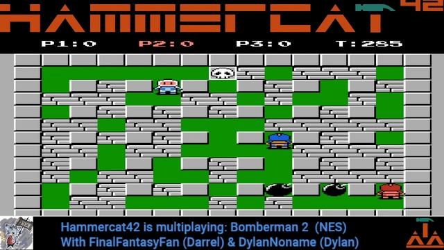 Ep 9 - Hammercat42 is MultiPlaying NES: Bomberman 2 (NES) смотреть онлайн