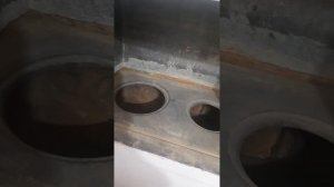 Обмазка топки печи. Вторая попытка.