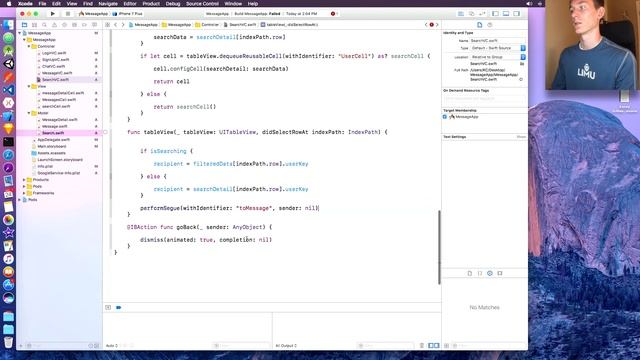 Making a Messaging App: Episode 7 (Swift 3 in Xcode) смотреть онлайн