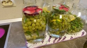 Компот  из  крыжовника на зиму. Вкусный, витаминный, освежающий!