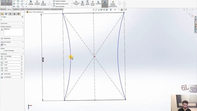 Criando a forma básica desse apontador | SolidWorks | Giovanni Landini смотреть онлайн