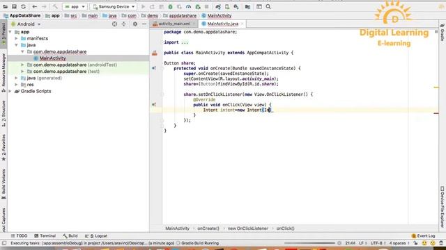 121 Android Share Data between app | Online Training Download app from below link смотреть онлайн